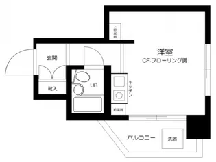 キャッスルマンション大森B号館【6階】の間取り