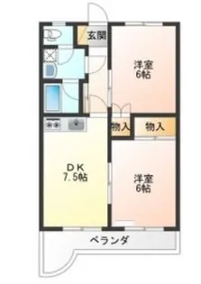 キング・ペレ【4階】の間取り