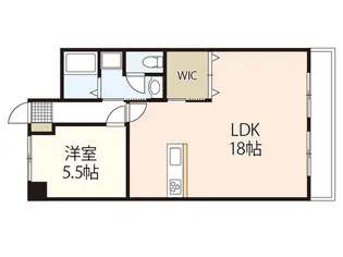 バリュービル観音【9階】の間取り