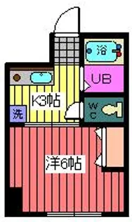 スカイコート武蔵浦和【1階】の間取り