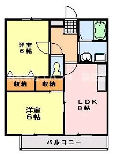 パナタウン白旗I【3階】の間取り