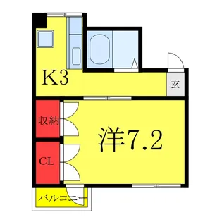 グランダムタバタ【2階】の間取り