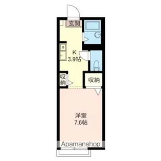 メゾン ドゥ ミニヨン【2階】の間取り