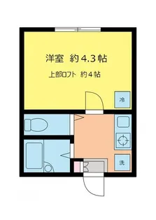 神奈川県横浜市旭区鶴ケ峰1【アパート】の間取り