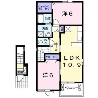 フレーシュ【2階】の間取り