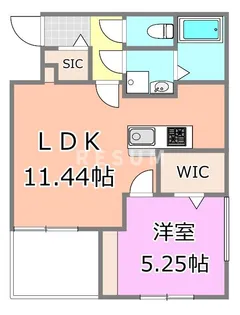 千葉県千葉市中央区長洲1【アパート】の間取り
