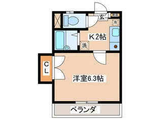 エクセレント調布【3階】の間取り