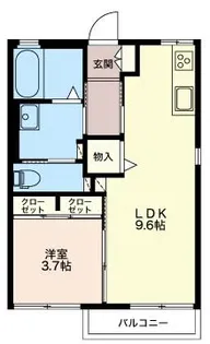 グリーンハイム【2階】の間取り