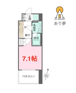 ベルフェリーク横濱山下町【2階】の間取り