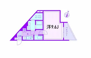 「防音マンション」ラシクラスINFINA新横浜【1階】の間取り