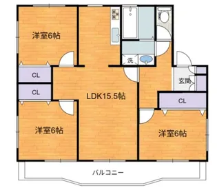 神奈川県川崎市多摩区宿河原5【アパート】の間取り