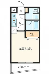 エルメゾンダイカネ【2階】の間取り