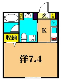 FARO大井町【1階】の間取り