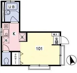 A・アボウド【2階】の間取り