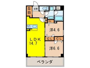 CASA MADONNA VII【4階】の間取り
