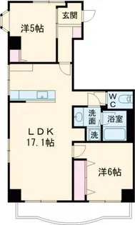 SOCIETY中野富士見町【5階】の間取り