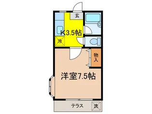 ドリ-ムエイト【1階】の間取り