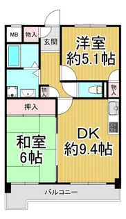 アルカディア宝塚【2階】の間取り