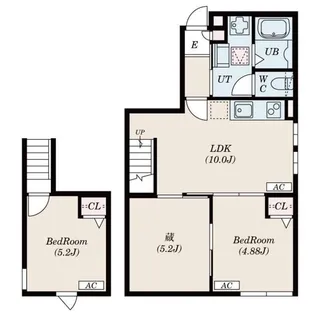 Hof Platz KT【1階】の間取り