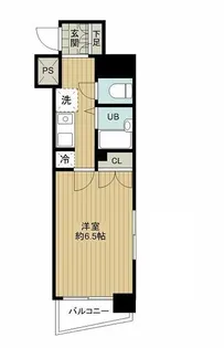 スカイコート日本橋浜町【3階】の間取り
