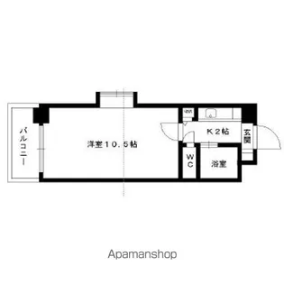 福岡県福岡市中央区平尾5【マンション】の間取り