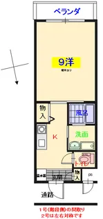 コートM&FHB【2階】の間取り