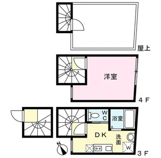 LAVA TOWER【3階】の間取り