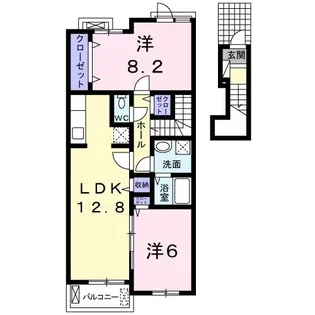 サニー レジデンス【2階】の間取り