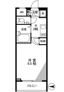 ビバリーホームズ常盤台II【2階】の間取り