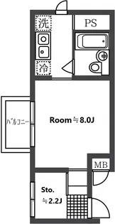 APT.4316【2階】の間取り