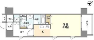 クリオ五反田【7階】の間取り