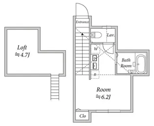 バーミープレイス高井戸【2階】の間取り