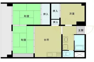 大八ビル【7階】の間取り