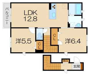 エバーラスティング【2階】の間取り