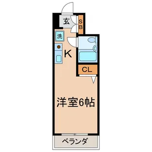 フレクション横浜保土ヶ谷【6階】の間取り