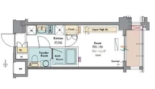 マスターズコート木場公園クレール【8階】の間取り
