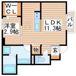 gran M【1階】の間取り