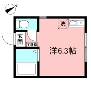ベレグ溝の口【1階】の間取り