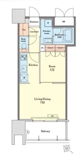 RJRプレシア天神サウス【10階】の間取り