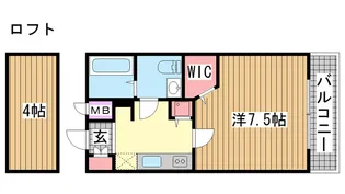 ワコーレヴィアノ上沢【2階】の間取り