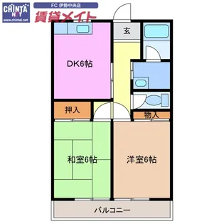 メゾンISR【2階】の間取り