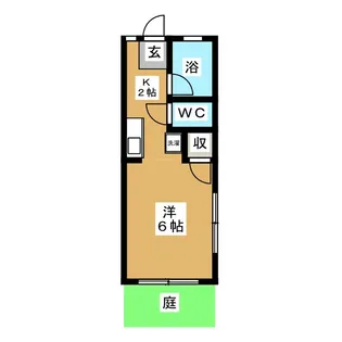 テラス香取 D棟【1階】の間取り