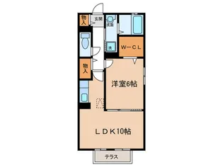 サン スクエア【1階】の間取り