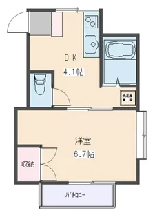 フィオーレB【2階】の間取り