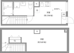 モンソレイユ水天宮の間取り