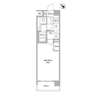 BPRレジデンス代々木初台【3階】の間取り