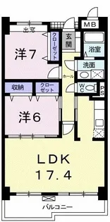 ベルフィオーレ【2階】の間取り