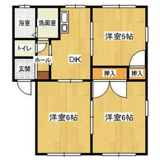 エルフローラ B【1階】の間取り