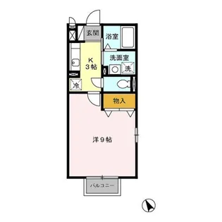 ハーベスト【2階】の間取り