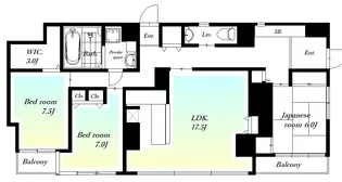 サザンヒル【3階】の間取り